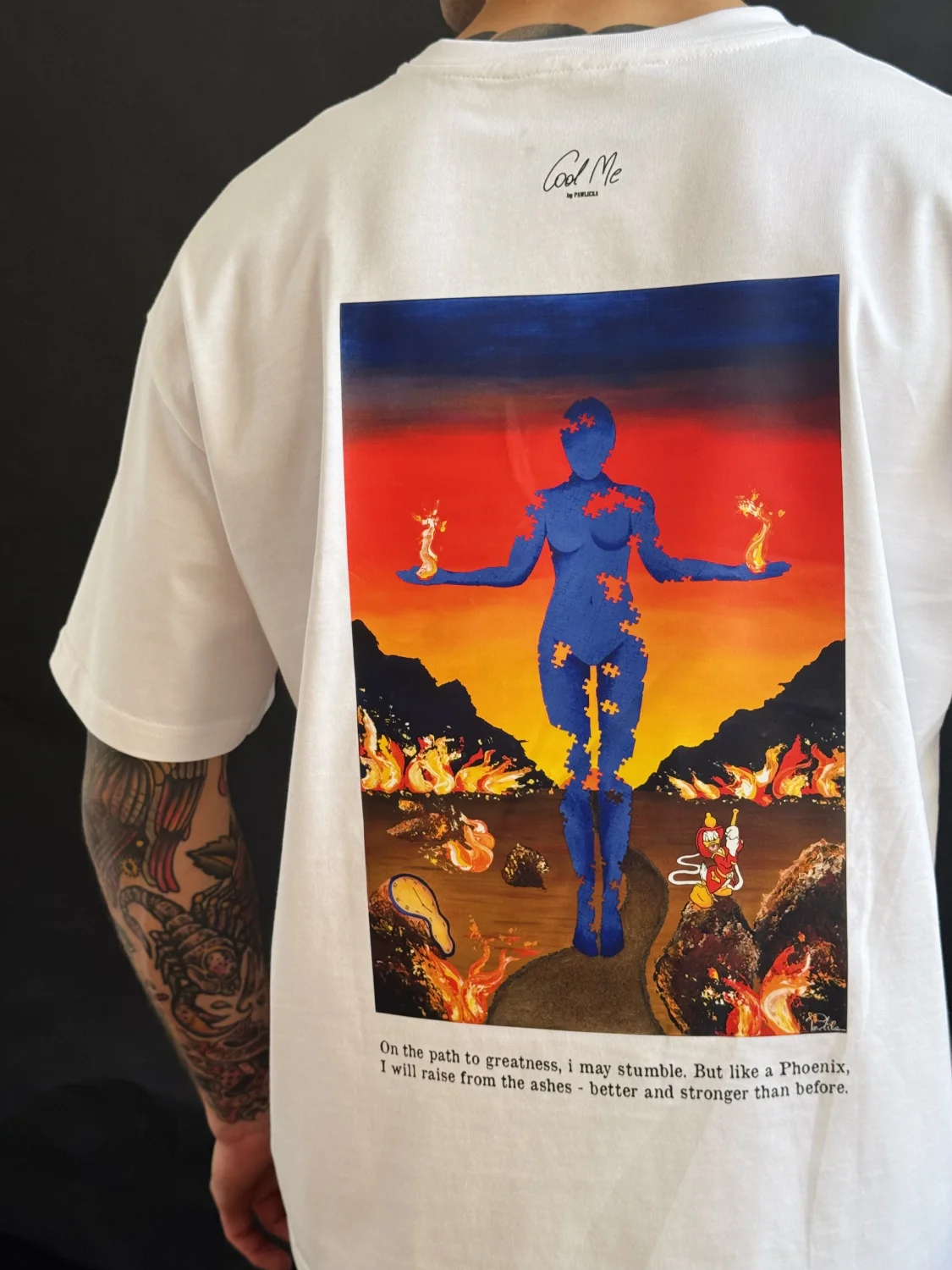 T-shirt biały Phoenix 