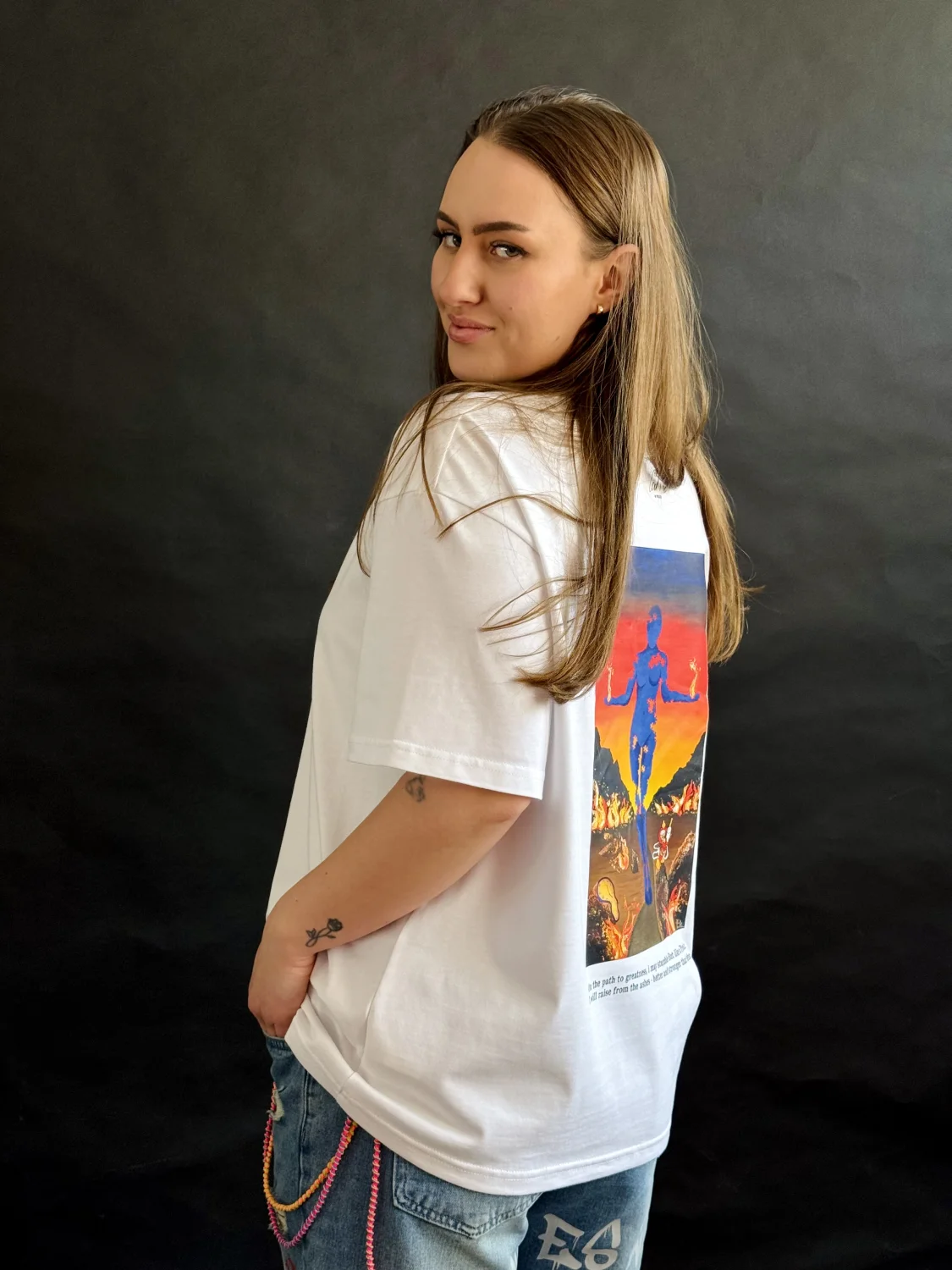 T-shirt biały Phoenix 