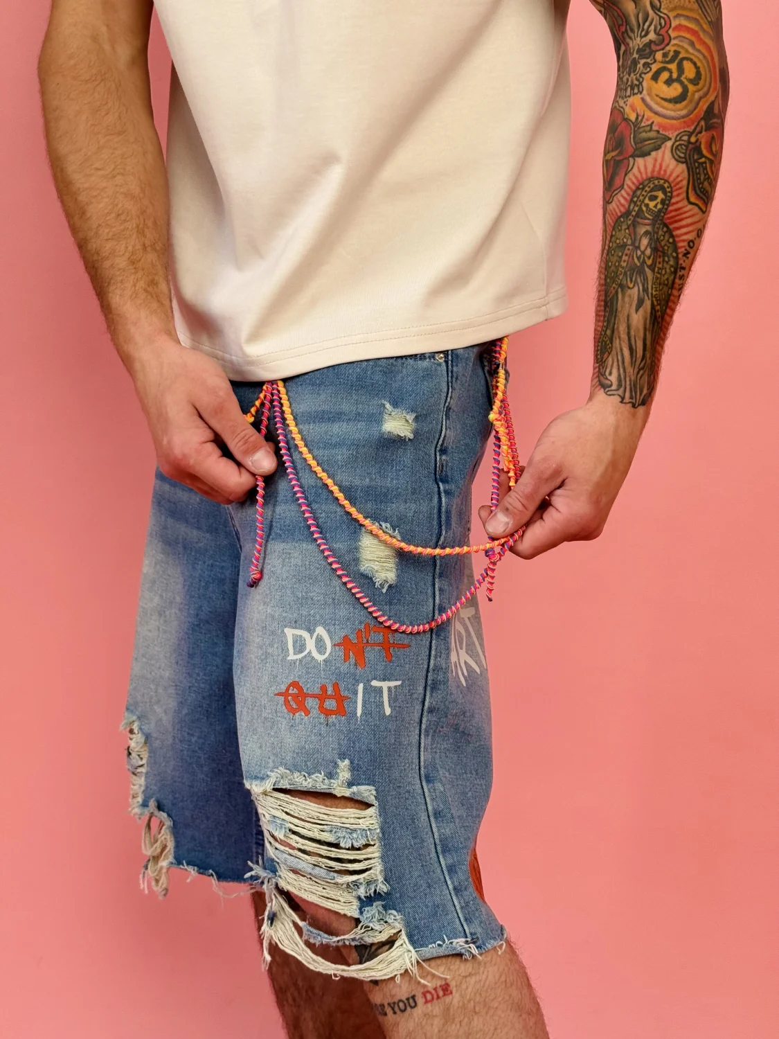 Spodenki jeansowe unisex