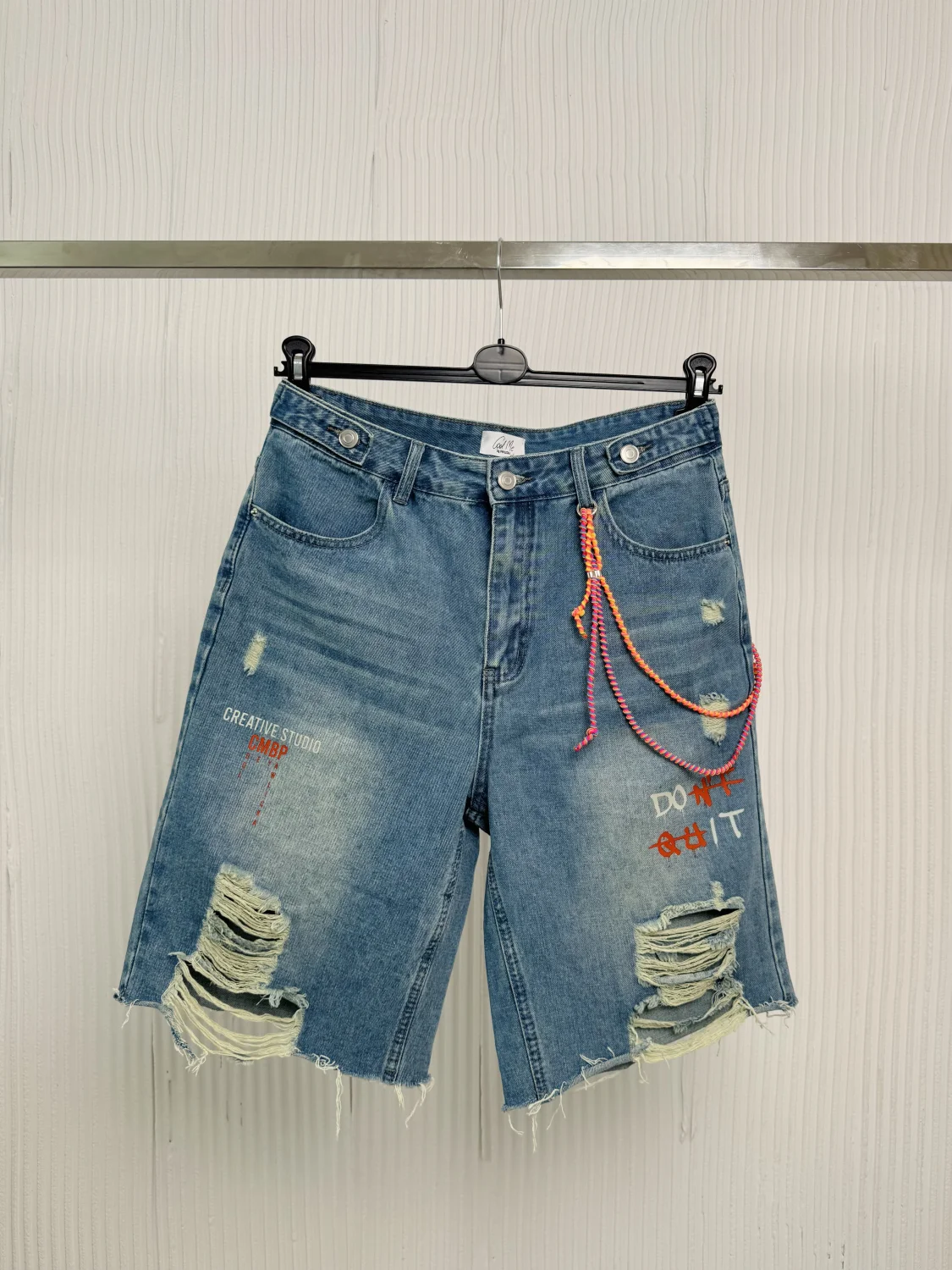 Spodenki jeansowe unisex